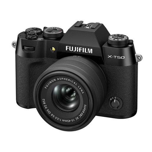 Fujifilm X-T50 schwarz + XC 15-45mm 1:3,5-5,6 OIS PZ