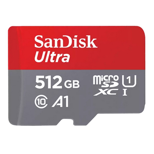 SanDisk micro SDXC Ultra 512GB A1 Class10 UHS-I 150MB/s + SD Adapter