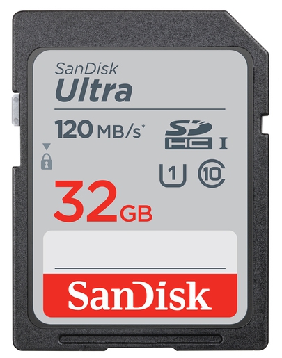 SanDisk SDHC Ultra 32GB UHS-1 120MB/s
