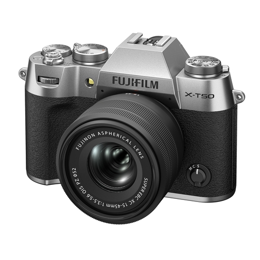 Fujifilm X-T50 silber + XC 15-45mm 1:3,5-5,6 OIS PZ