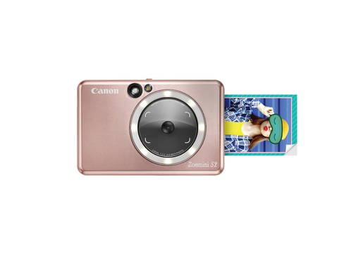 Canon Zoemini S2 rosegold Sofortbildkamera mit Mini-Fotodrucker