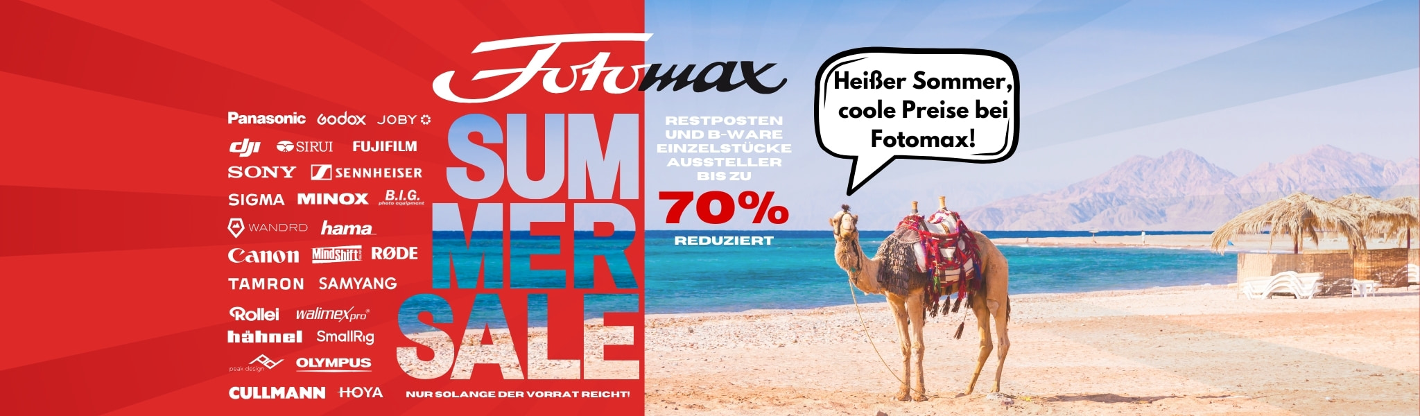 Fotomax Summer Sale 2024 in Nürnberg und Berlin