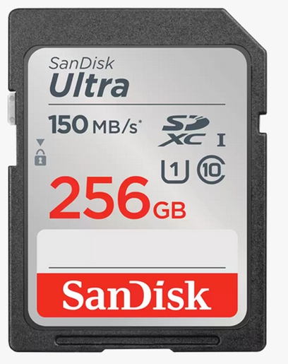 SanDisk 256GB SDXC 150 MB/s Ultra UHS-I U1 Class10