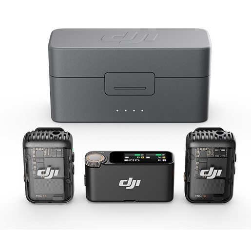 DJI MIC 2 (2 TX + 1 RX + Charging Case) 2 Sender+1 Empfänger, Funkmikrofonsystem