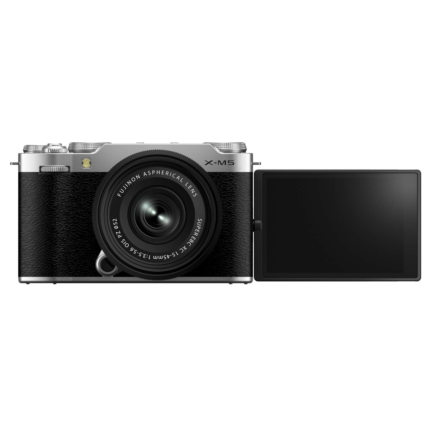 Fujifilm X-M5 silber + XC 15-45mm 1:3,5-5,6 OIS PZ