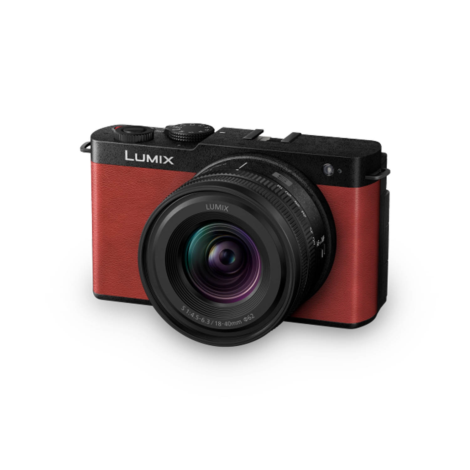 Panasonic LUMIX S9 Gehäuse (DC-S9E-R) Crimson Red + LUMIX S 18-40mm 1:3,5-5,6 (S-R1840)