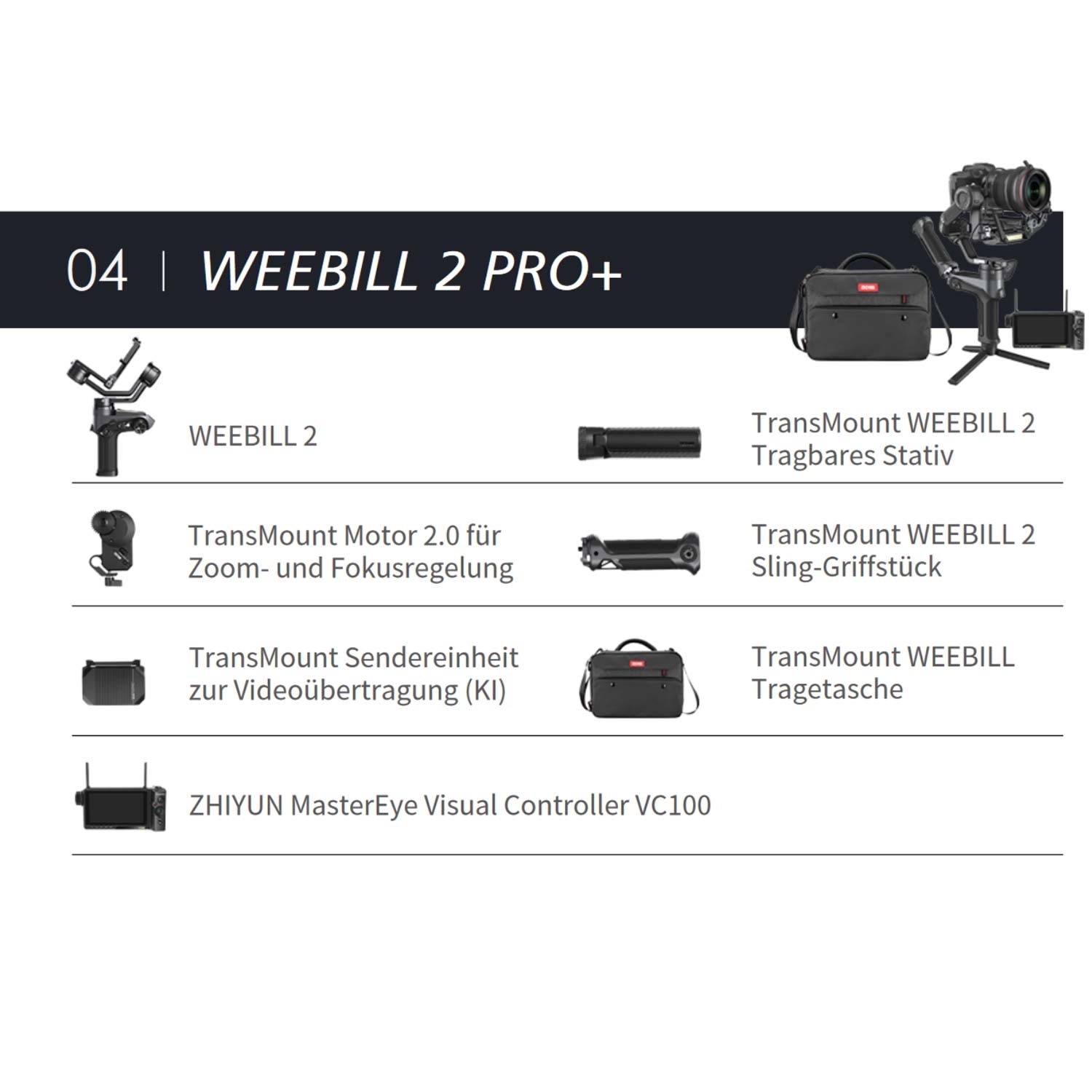 ZHIYUN WEEBILL 2 Pro+